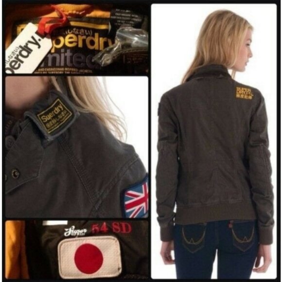 SUPERDRY LIMITED EDITON Military Bomber Jacket S - Picture 2 of 7